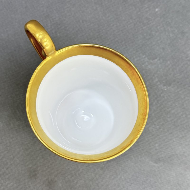 Коллекционная кофейная пара фабрики Хехст для Фаберже (д)