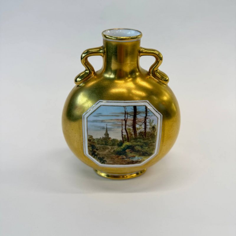 Ваза- фляжка moon flask vase Coalport