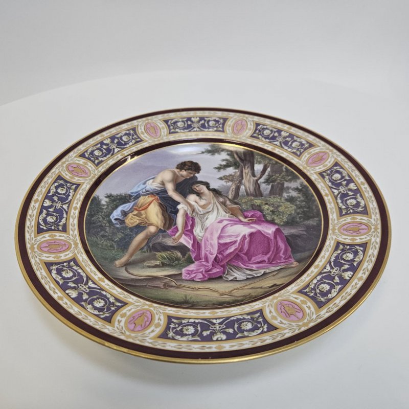 Тарелка Royal Vienna Австрия 1790г