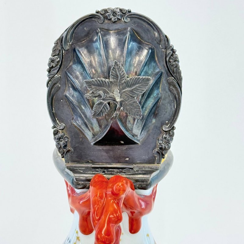 Кувшин в форме античного аска с серебряной крышкой Братья Корниловы (н)