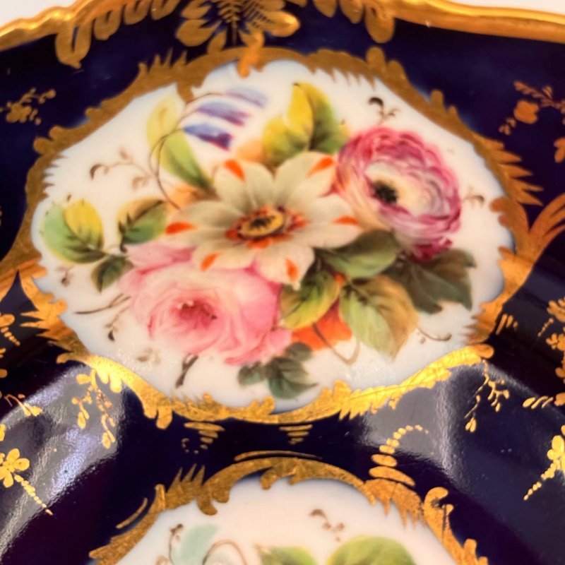 Фарфоровая тарелка, мануфактура Братьев Корниловых 1843-60 гг