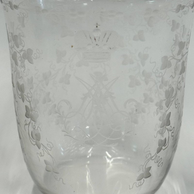 Старинный стакан ручной работы Lobmeyr