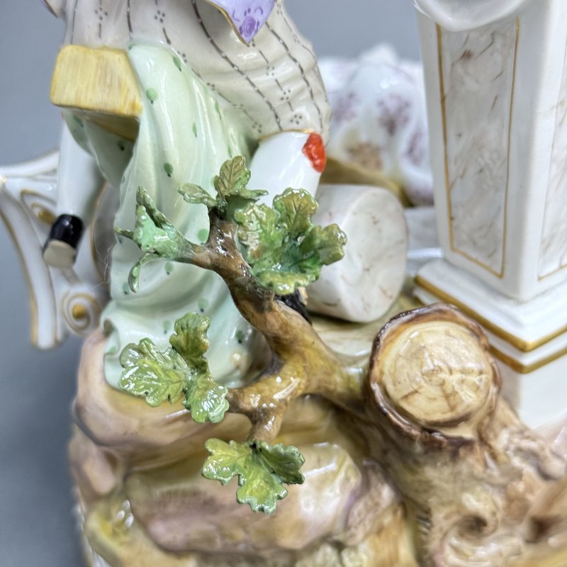 Скульптурная группа Качели Мишеля Виктора Асье Meissen Германия 1860-1870 гг