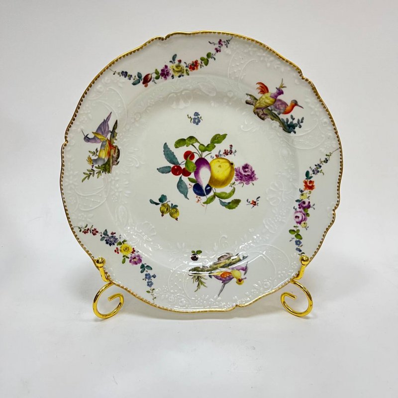 Тарелка из сервиза Фридриха Великого Meissen 1760 г 