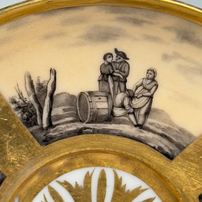 Чашка с блюдцем фабрика Nast (к)