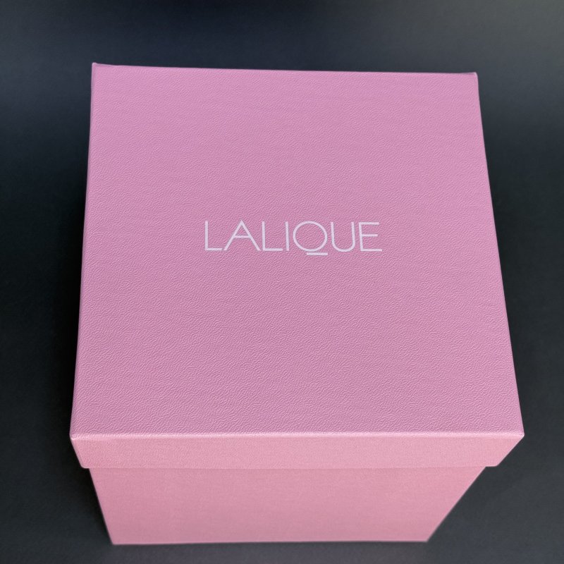 Шкатулка Lalique Fleurs de cerisierс c парой птичек Франция 2025 г.