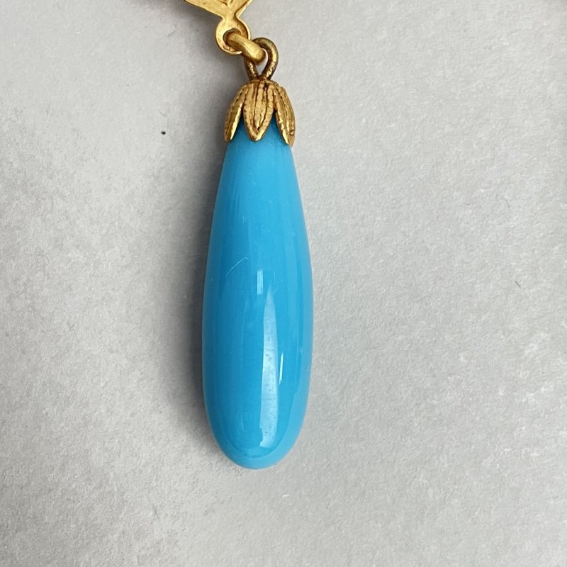 Серьги-капли Askew London с голубками 1990-2000гг Англия