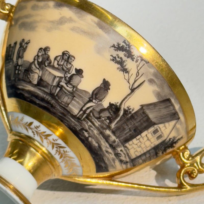 Чашка с блюдцем фабрика Nast (к)