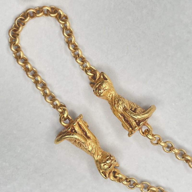 Колье с кошками Askew London 1990-2000 гг Англия