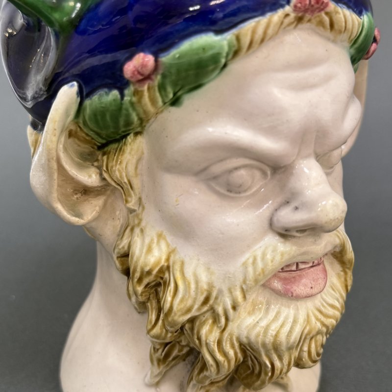 Старинная ваза Двуликий Янус Фабрика Минтон Англия начало 20 века