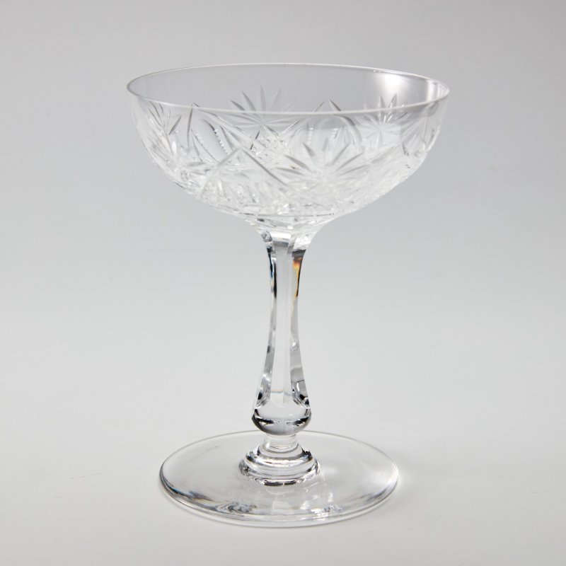 Хрустальный бокал креманка для шампанского “Lubin Annette”. Модель 1940 г. 
