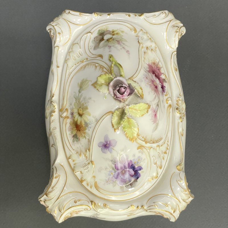 Старинная шкатулка в стиле Weichmalerei KPM  1900-1910 г 