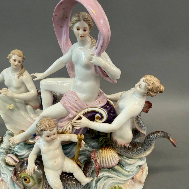 Скульптурная группа  «Вода» Meissen 
