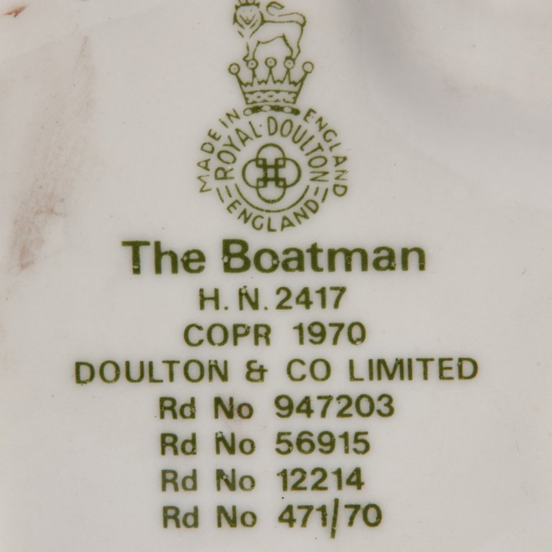 Фарфоровая статуэтка The Boatman (Лодочник)