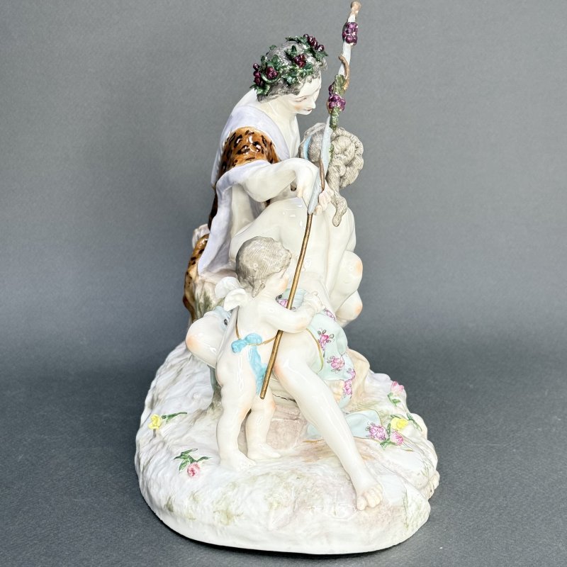 Скульптурная группа Дионис и Ариадна Франция Эдме Самсон 1900 гг