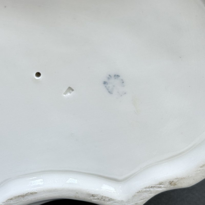 Фигурка Козерог напуганный ящерицей Германия Волькштадт Карл Энс