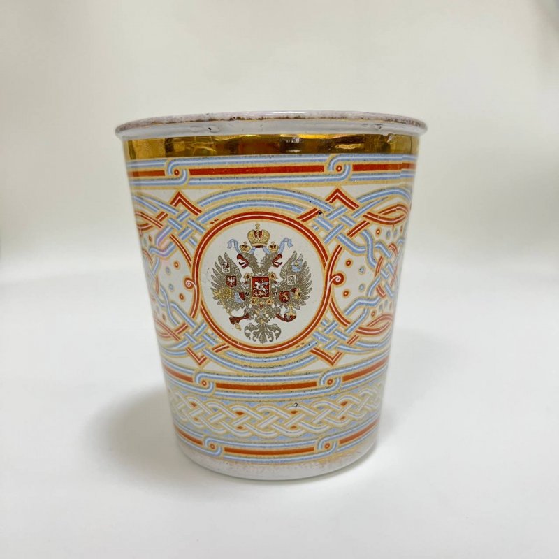 Коронационный стакан Николай II 1896г