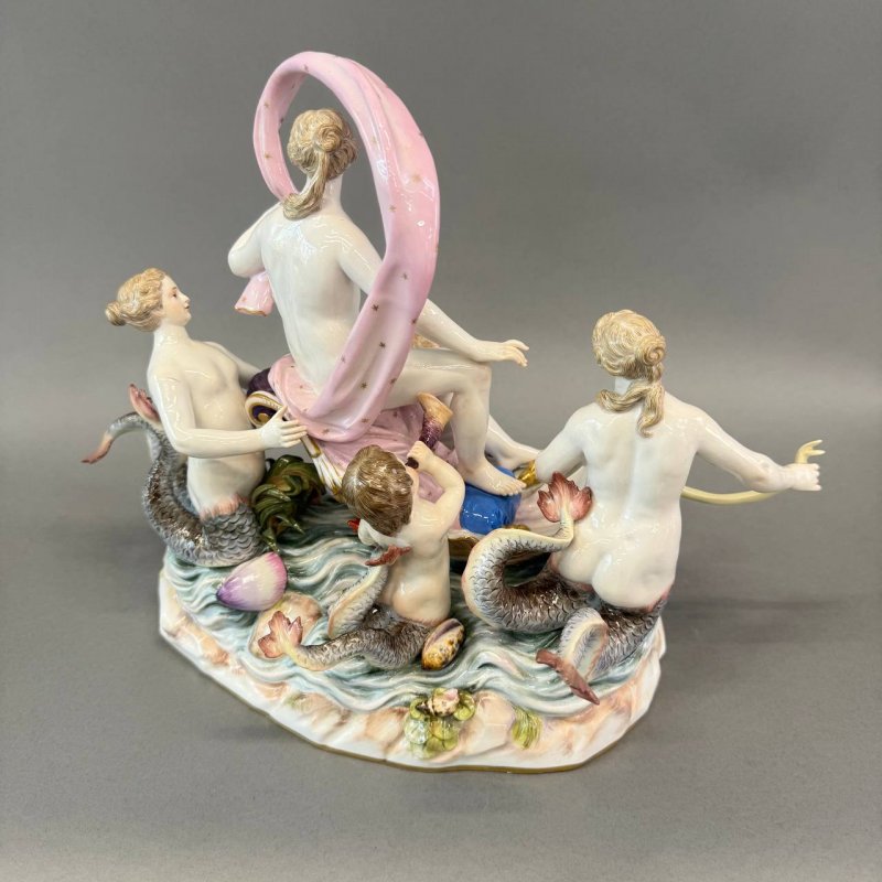 Скульптурная группа  «Вода» Meissen 