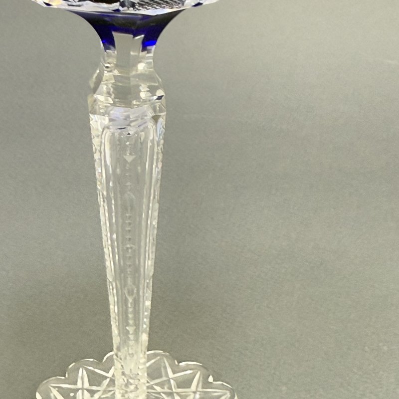 Бокал для вина Саарские мосты или Белфорт V.S.Lambert Бельгия 1900 г