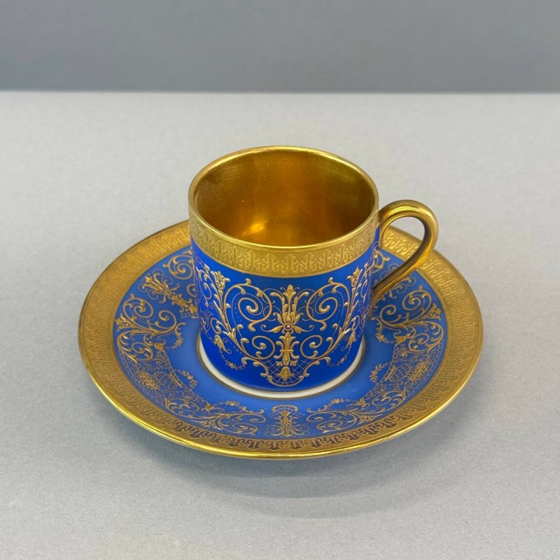 Коллекционный набор  для кофе из 6 чашек с блюдцами в фирменном кофре