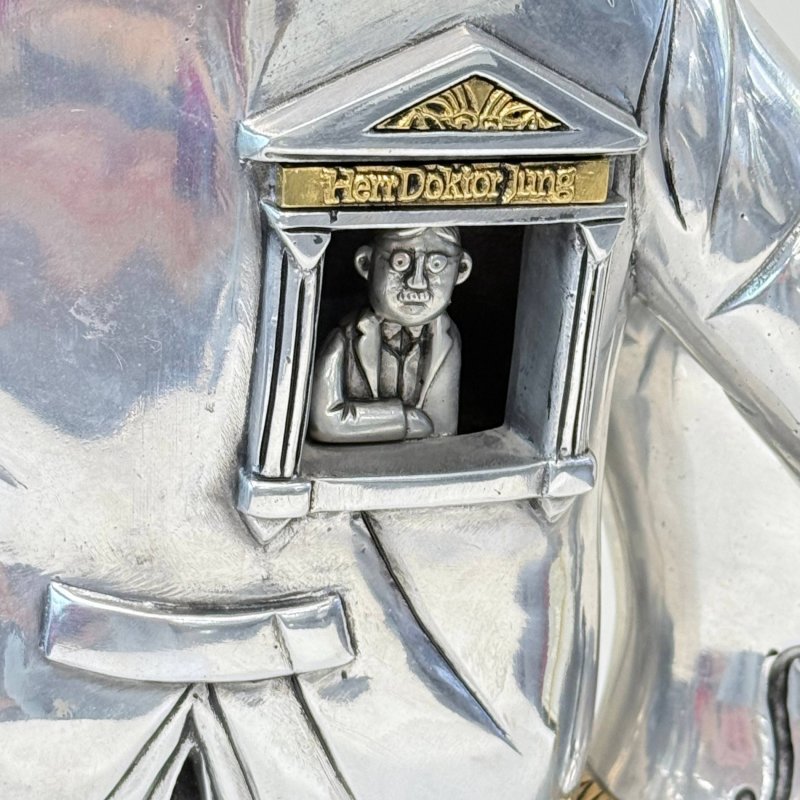 Металлическая скульптура «Зигмунд Фрейд» - Франк Майслер. (к)