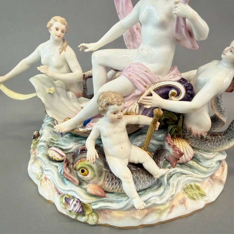 Скульптурная группа  «Вода» Meissen 