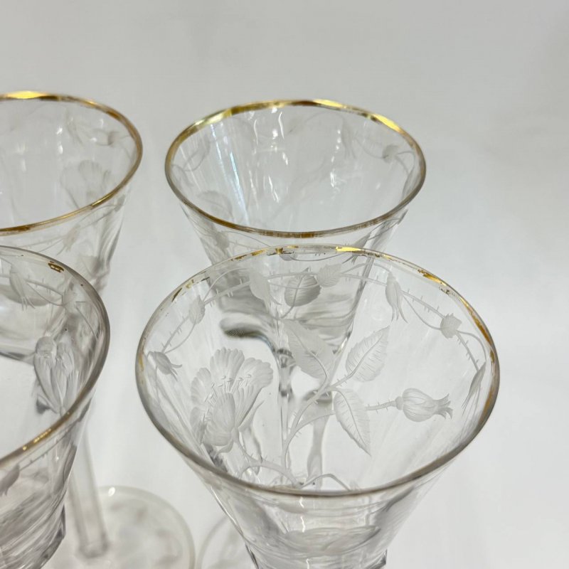 Набор из 6ти хрустальных бокалов Moser коллекция Paula