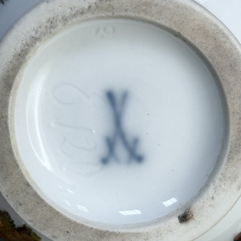 Сервиз тет-а-тет Майсен в стиле Capodimonte Германия 1865 (к)