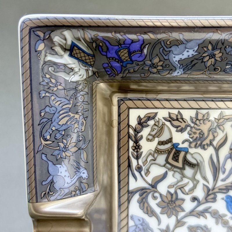 Пепельница HERMES дизайн по спец заказу для Ага Хана ( Aga Khan IV ) Франция 1980-1990