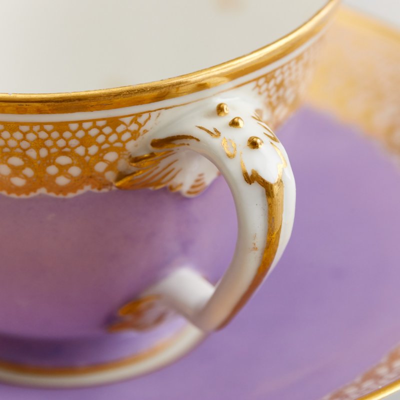 Чашка с блюдцем, времена правления Александра II
