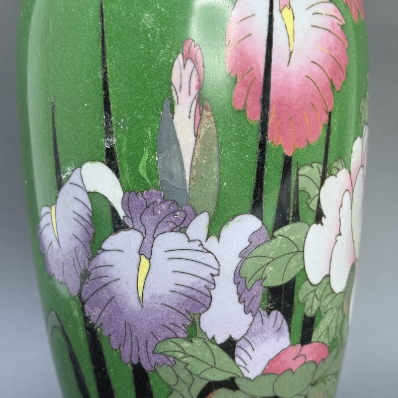 Ваза клуазоне Китай середина 20 в