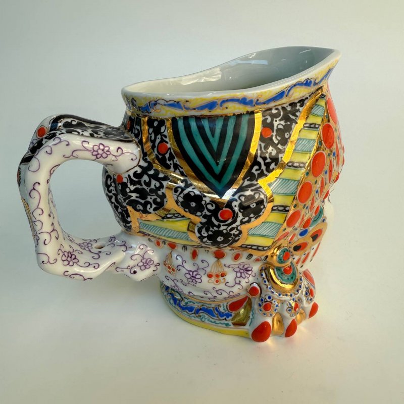 Декоративная кружка-молочник ЛФЗ «Молоко» №12