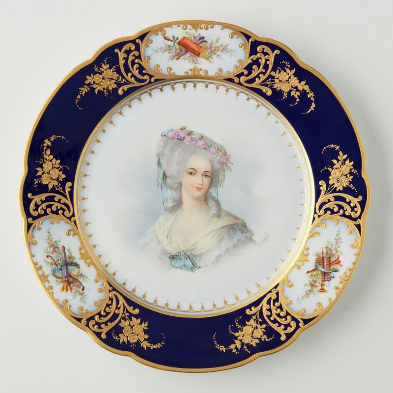 Тарелка в стиле Севр. Madame Lambaple