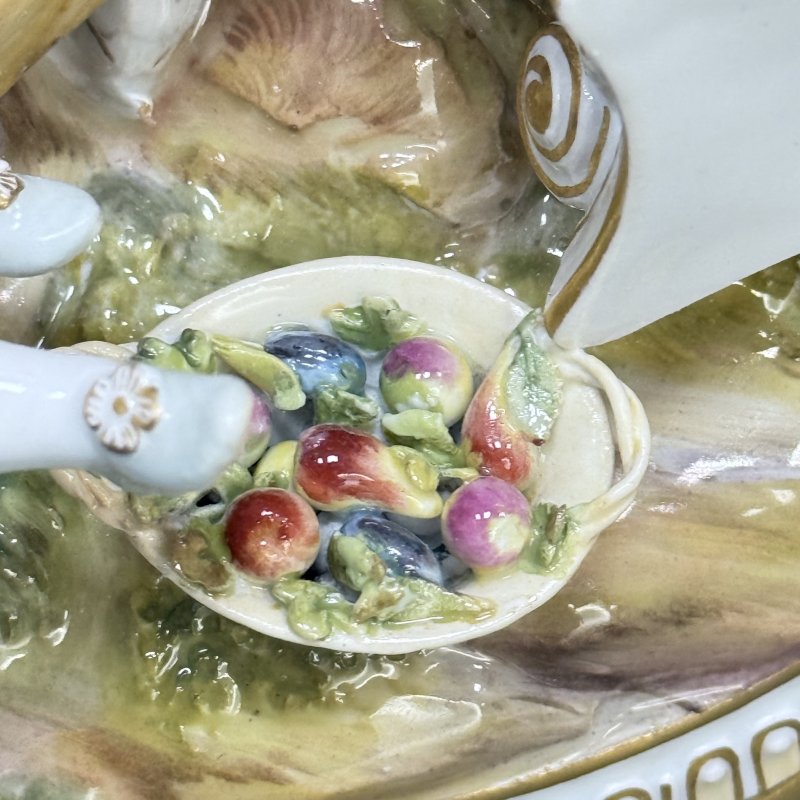 Скульптурная группа Качели Мишеля Виктора Асье Meissen Германия 1860-1870 гг