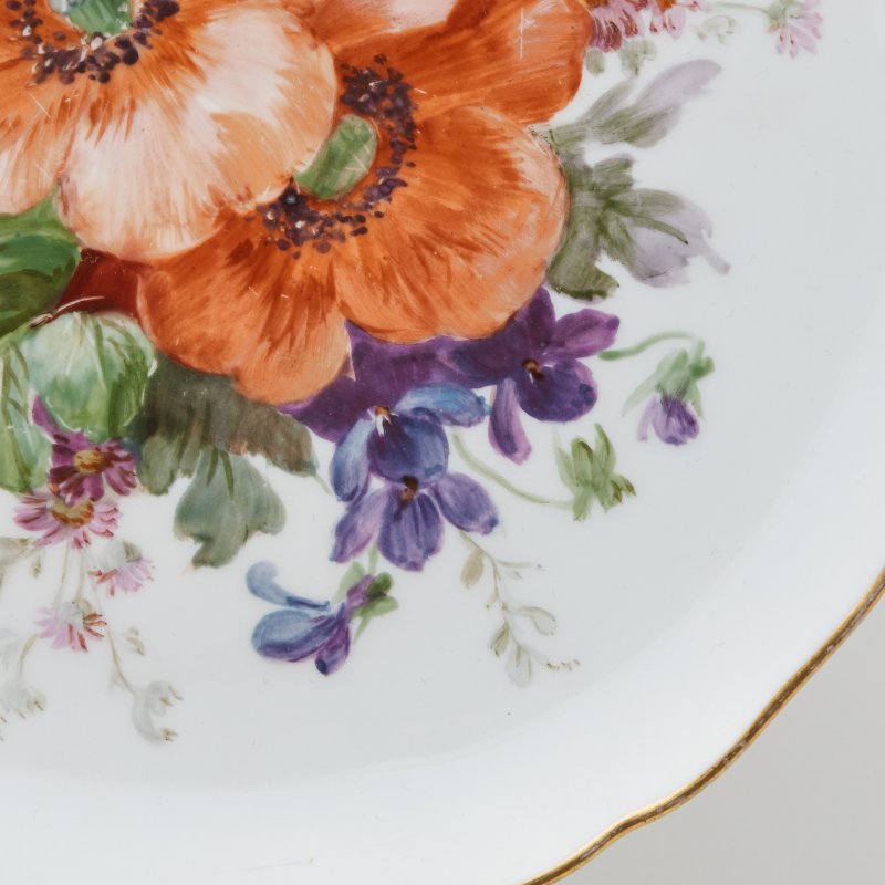 Тарелки, набор 4 шт, роспись