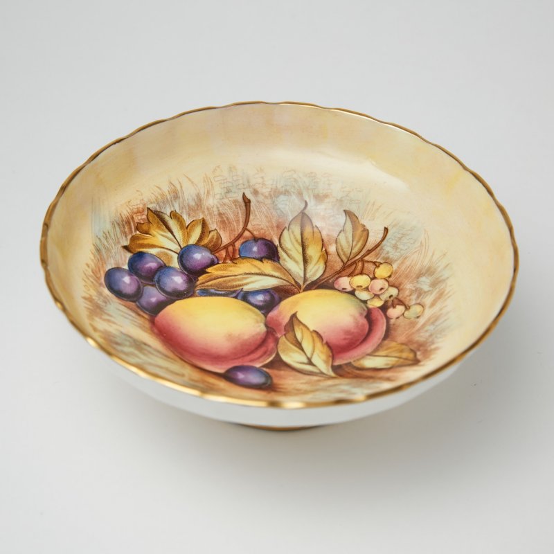 Фарфоровая ваза-конфетница из серии Orchard Gold
