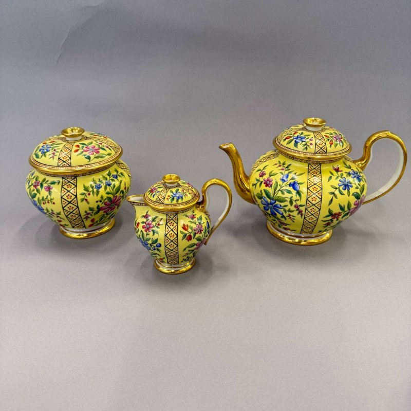  А. Шпис (автор формы). ИФЗ, 1860-е годы. Уникальный тет-а- тет в китайском стиле. Экспертное заключение Доктора искусствоведения Е.С. Хмельницкой. 