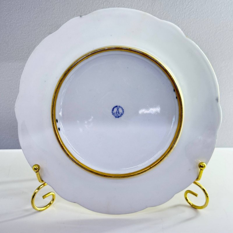 Тарелка из сервиза для великого князя Александра Александровича, будущего императора Александра III ИФЗ