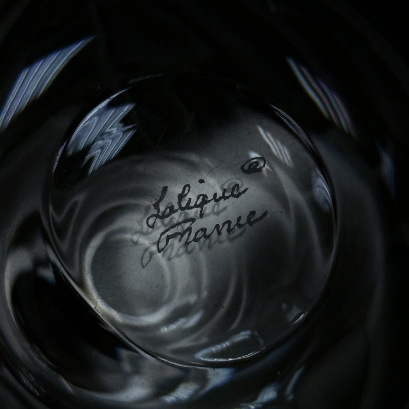 Хрустальный парфюмерный флакон Thais период Marie-Claude Lalique 1960-1970 гг