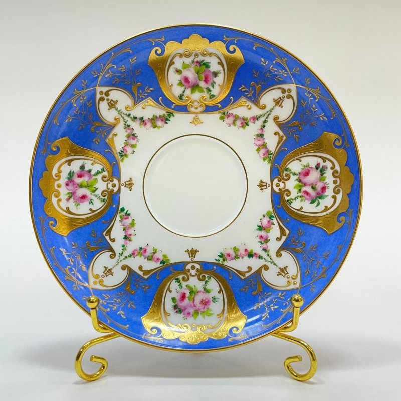 Чашка с блюдцем Sevres 1860г