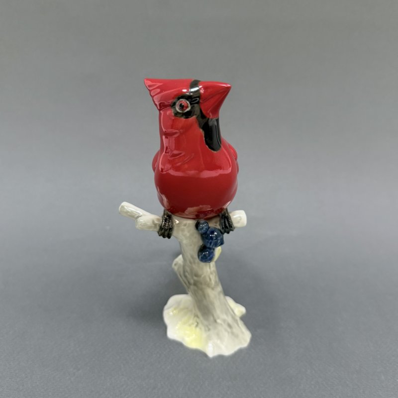 Коллекционная статуэтка птицы Красный Кардинал Фабрика Hutschenreuter 1967 год.