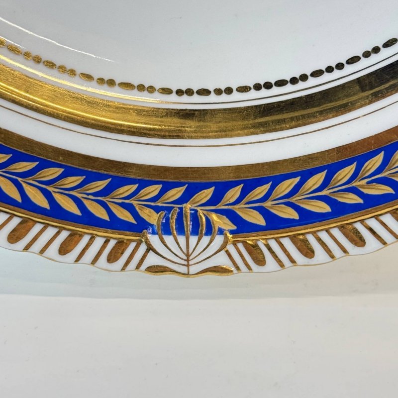  Фарфоровое блюдо ИФЗ из Золотого сервиза Марии Федоровны