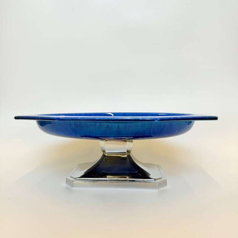  Ваза на ножке , Sevres в стиле ар-деко, изготовленная Полем Милле .