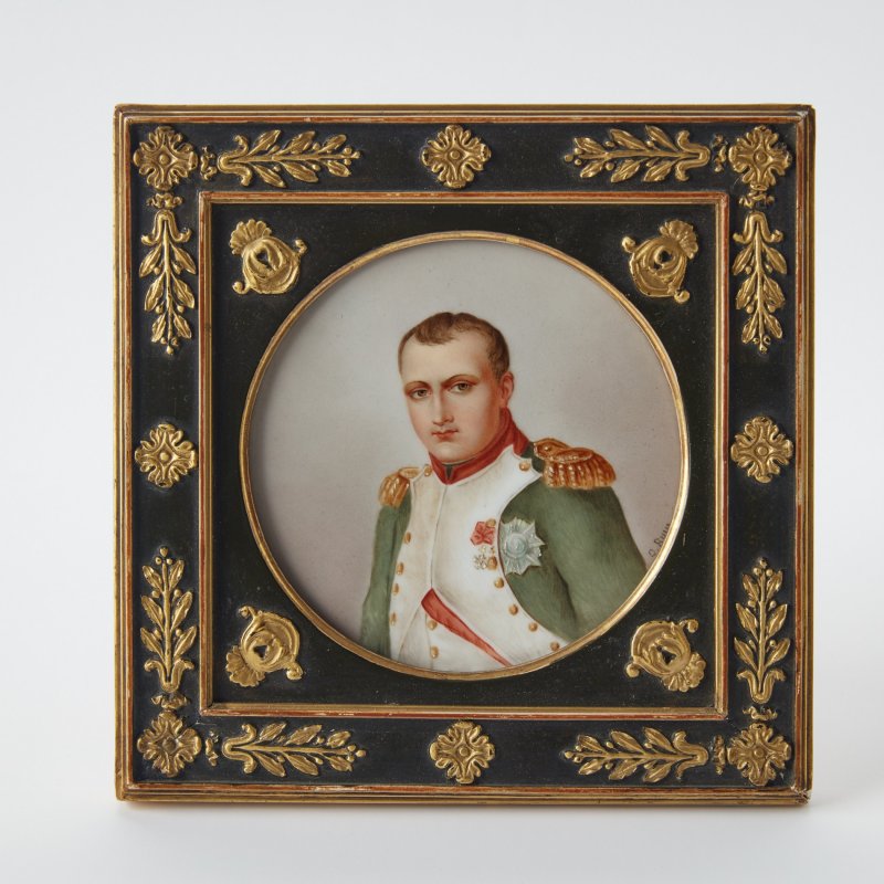 Плакетка в рамке Наполеон. O. Boule