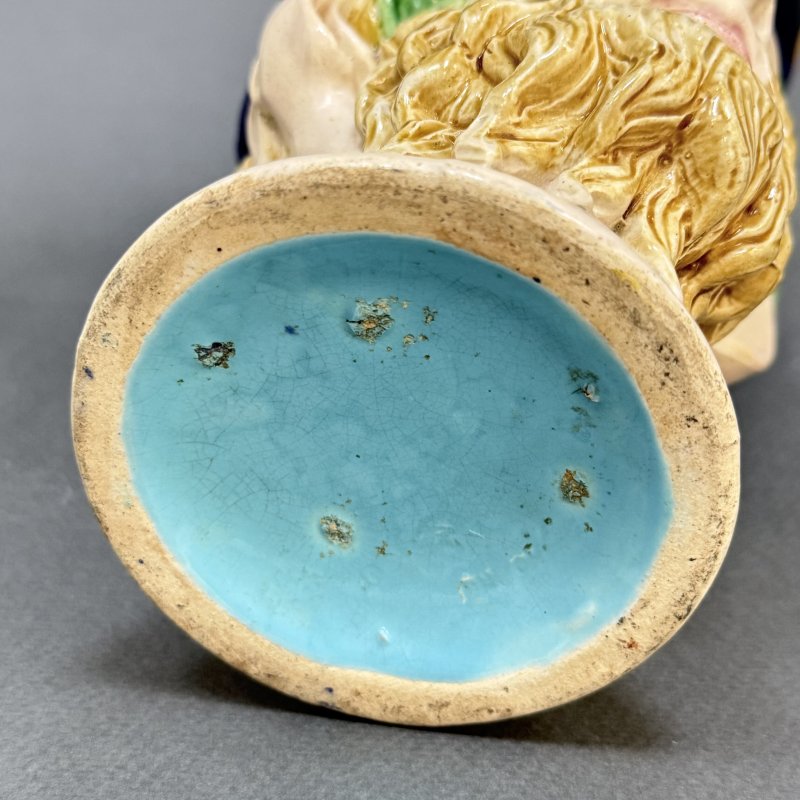 Старинная ваза Двуликий Янус Фабрика Минтон Англия начало 20 века