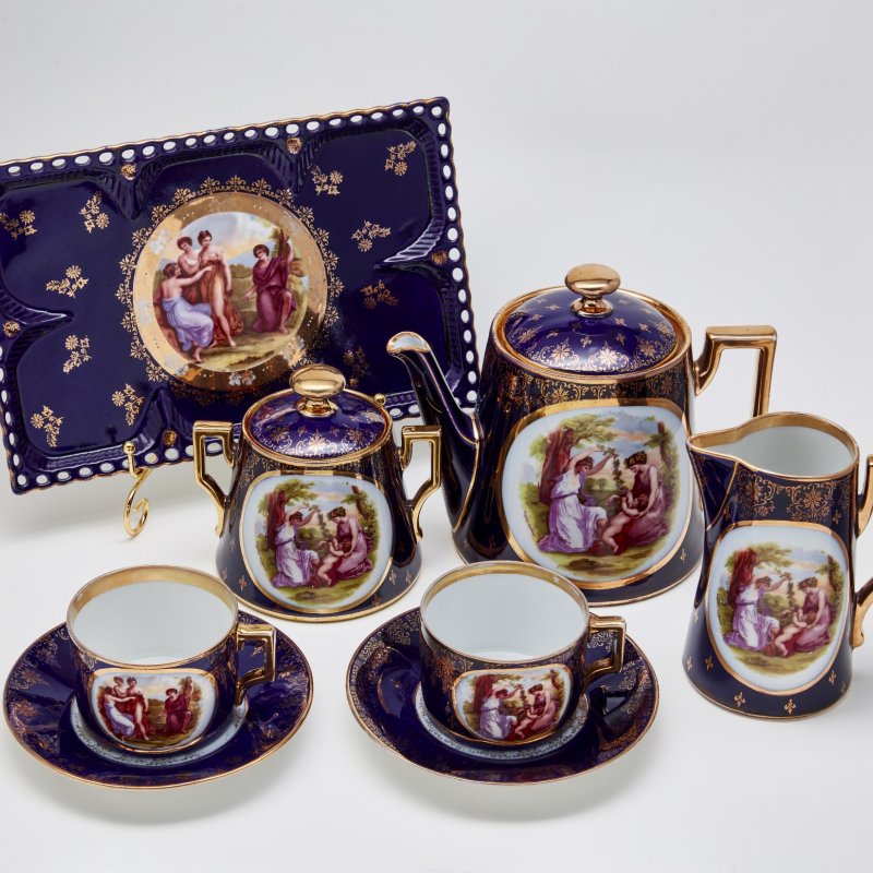 Чайный сервиз на 6 персон в стиле Royal Vienna