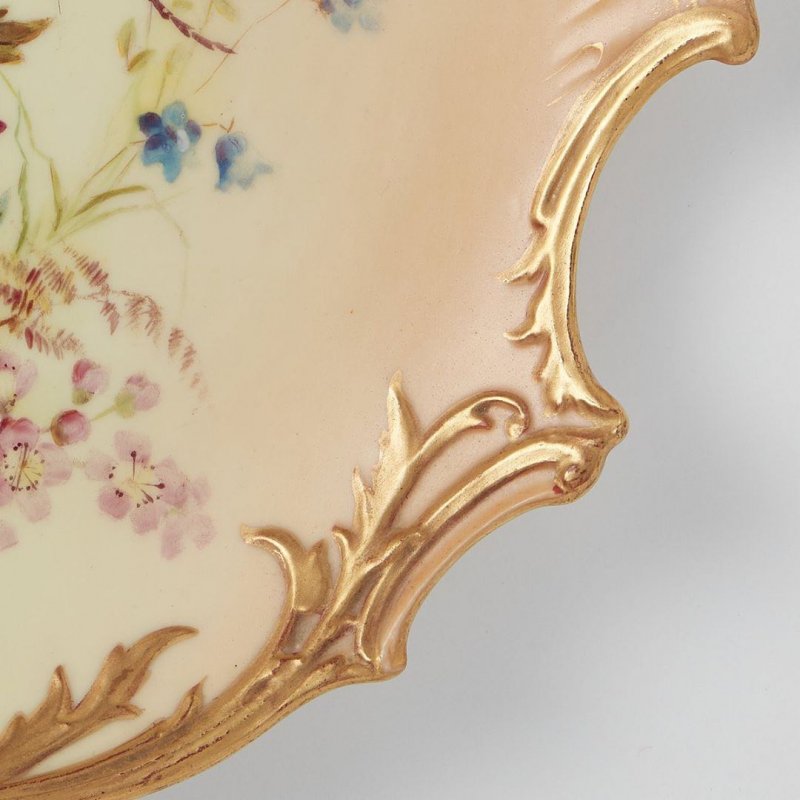 Декоративная тарелка английской мануфактуры Royal Worcester