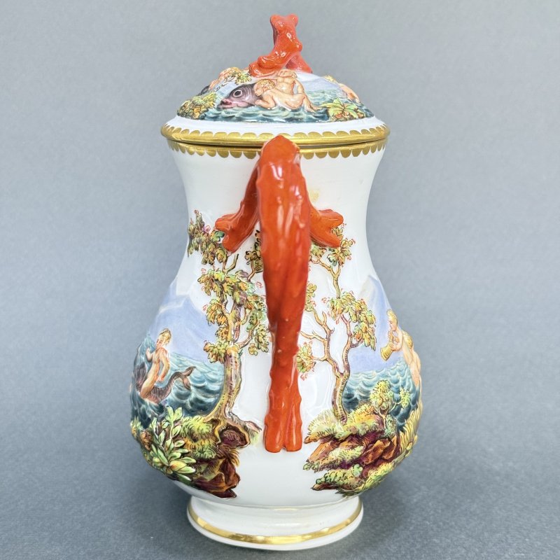 Сервиз тет-а-тет Майсен в стиле Capodimonte Германия 1865 (к)