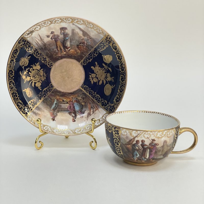 Чашка с блюдцем Meissen
