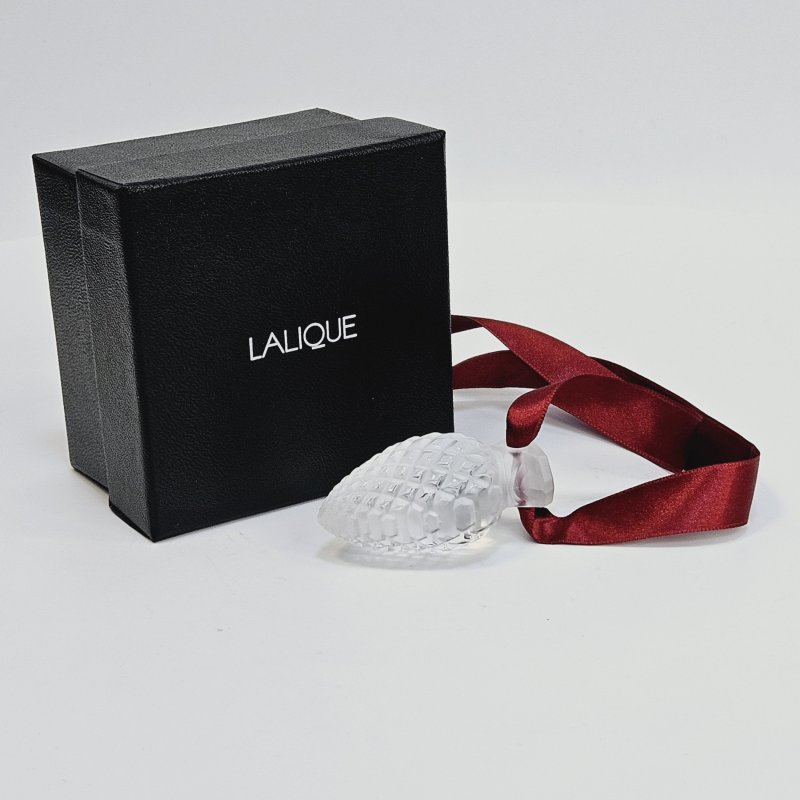 Ёлочная игрушка шишка Lalique